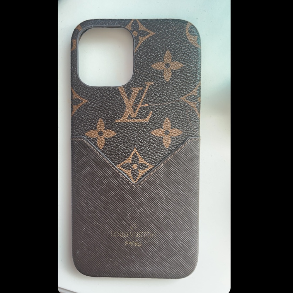 Luis Vuitton Card Holder Case for IPhone 12 Pro Max